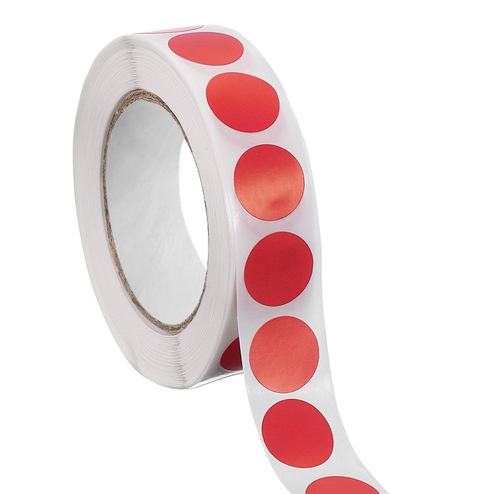 1000pcs Red Round Stickers 0.5 Inch Self-Adhesive Stickers Label