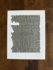 Poppystamp – Birthday Background die