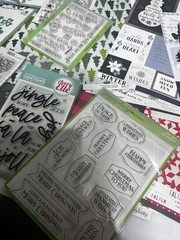⭐️300pc Scrapbook Paper Lot MFT My Favorite Things Stamps Dies Christmas St Pat