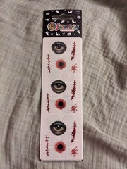 Sealed VINTAGE rare Sandylion Halloween scars & creepy eyes NOS new in package