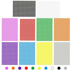 1/4″ Small Colored Dot Stickers 3/8″ & 1/2″ Round Circle Stickers Tiny 10 Col…