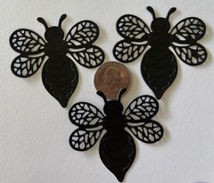 BUMBLE BEE Die-Cuts(4pc)2-1/4″x 2-1/2″ Garden•Honeybee•Buzzing•Flying •Bug•Sting