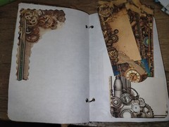 Steampunk Junk Journal Scrapbook USA Seller