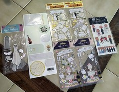 Mixed Lot (7 pcs) STICKOPOTAMUS / JOLEE’S BOUTIQUE Wedding Scrapbooking Stickers