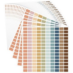 20 Sheets Colorful Coding Labels Rectangle Colored Stickers Assorted Removabl…