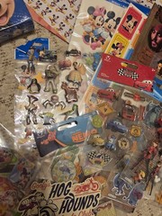 Disney Srapbooking Lot With Scrqpbooks Stickers Papers And More