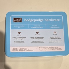 Stampin’ Up! Hodgepodge Hardware Antique Brass Metal Embellishment Kit 105531