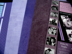 Perfect Fit Blue/Purple Photo Mounting Paper, Shades of Purple Paper