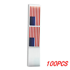 100-250 Pcs American Flag Stickers USA Patriotic Sticker for Notebooks Cards and