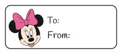 TO FROM GIFT TAGS MOUSE STICKERS ENVELOPE SEALS LABELS FAVORS (30)