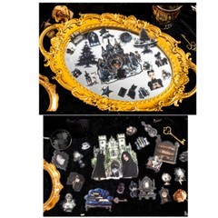 25Pcs Magic Gothic Stickers Character Scrapbook Sticker Journal Planner Supplies