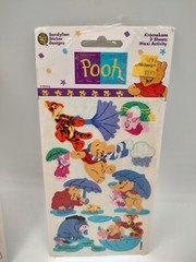 Sandylion Winnie Pooh Kromekote Stickers Tigger Eeyore Piglet Picnic Rainy NEW