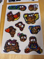 Vintage 1980s Vending Machine Prism Sticker Sheets Unicorn Rainbow Lot 8 65 Pcs