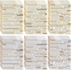1500 Pcs Quote Stickers for Journaling 30 Sheet Scrapbooking Phrases Word Sticke