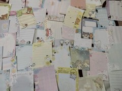Kawaii Memo Sheets And Sticker Flakes – 100 Pieces Grab Bag Stationery