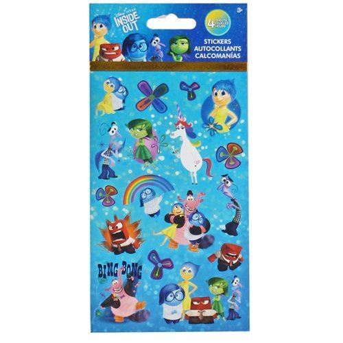 Disney Holographic Inside Out Stickers – 4 sheets