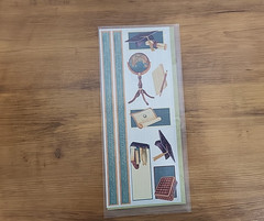 6 PC LOT Creative Memories Cottage Jumbo Great Lengths Stickers Power Palette