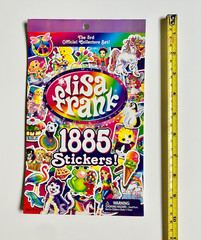 Lisa Frank 1885 Sticker Set Markie Unicorn Sugar Cookie Box Beauty Bits Vintage