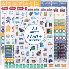 1150+ Planner Stickers for Work, Task Stickers Business Women Sticker Teacher Pl