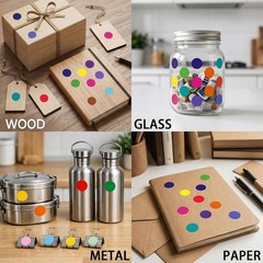 Dot Stickers – 1400 PCS Colored Circle Stickers for Kids | Back to School Suppli