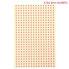 1Pack Red Arrow Labels Removable Small Circle Dot Stickers Defect Indica~gw