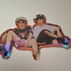 Gelboys BL BaabinBua Jumbo Holographic Sticker 5X4 Two Regular 3X3 Lot X3