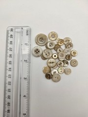 Grungy Vintage Buttons – Mixed Lot for Junk Journaling & Mixed Media Art