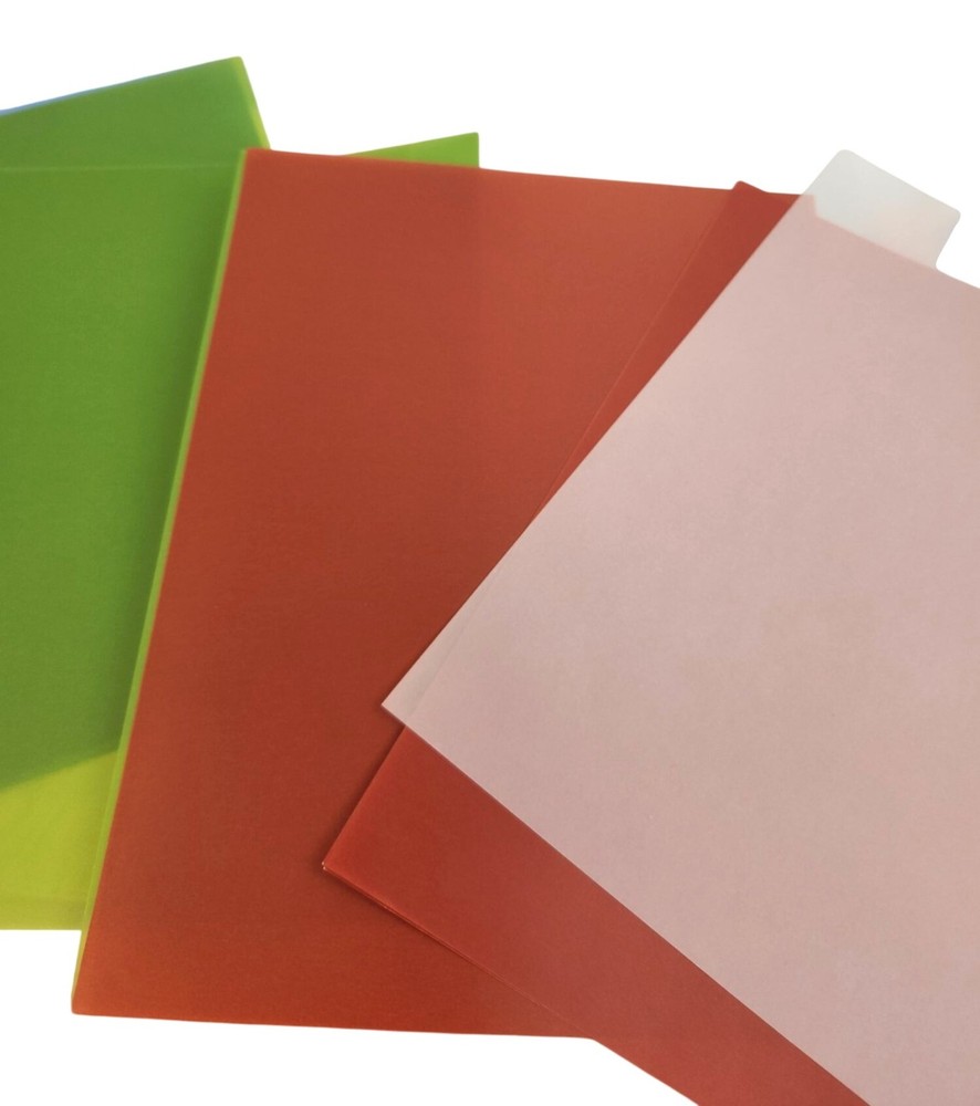 Velum & Rice Paper Mixed Media Craft Lot Ephemera Assorted Solid Colors