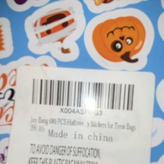 Joy Bang 680 PCS Halloween Diary Stickers Orange Black White Halloween Theme