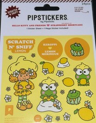 SCRATCH N’ SNIFF HELLO LEMON GIRL STICKERS✨🍋🐸🌼✨4”X 4”✨&✨3 1/3” X 2 1/2💛