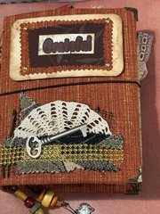 Handmade Mixed Media Junk Journal – Gratitude Tea Theme – 2 Signatures – 5×7