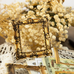 Vintage Frame Decorative Stickers, 200 Pcs for Scrapbooking, Journals, Crafting