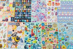 5000+ Sticker Lot GIRLY STUFF All Themes JoJo HALLMARK Kid Squad Girls Boys
