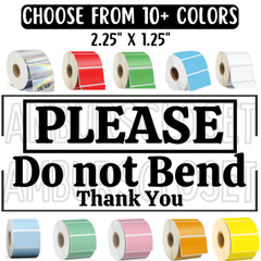 DO NOT BEND STICKERS 2.25″ ENVELOPE LABELS SHIPPING CAUTION SCRATCH RESISTANT
