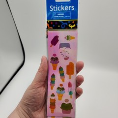 Lot of 55 Individually Wrapped Sheets Assorted Iridescent Colorful Stickers OTC