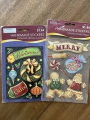 Vintage Scrapbook Craft Lot Stickers Rub Ons Brads Disney K&Company 22+ Items