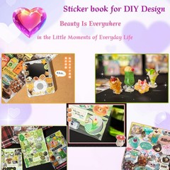 Japanese Manga Sticker Book Heisei Kawaii Retro Scrapbook Journal Stickers