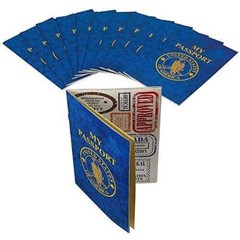 Kicko Passport Sticker Book For Parties – 12 Pack – Pad Of Famous Places