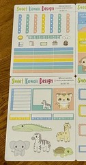 New Sweet Kawaii Design Zoo 2021 Stickers SKD (5) Sticker Sheets
