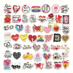 Love Stickers You Are Loved Hearts Skateboard Vinyl Decal Sticker Bomb 100pc New