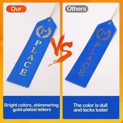 90PCS Award Ribbons, Medal Ribbons for 1st, 2nd, 3rd Place, Event Card & Rope…