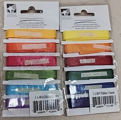 American Traditional Designs Ribbon Collection Lot of 2 new pkgs 6 yards in each