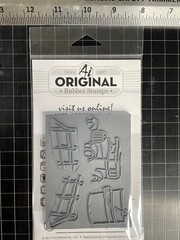 New ART IMPRESSIONS Rubber Stamp Cling VINTAGE CAR SET auto free USA ship