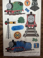Thomas the Train Engine Stickers Railway Clear Mylar NOS Vintage 2005 SandyLion