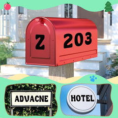 Letter Stickers Large Bulletin Board Letters for Classroom, 20 Sheets 250 Pcs Al