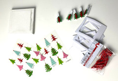 Christmas Craft And Scrapbooking Embellishments and Stickers Lot