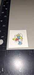 vintage Stickers Scratch N Sniff Smurfet SMURF APPLE, Single,peyo RARE
