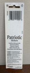 New Vintage Sandylion USA American Flag Mylar Stickers Stars Stripes US Foil