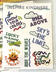 Crayola Inspirational 5 pack Sticker Sheet Back to School 50 sheets/400 stickers
