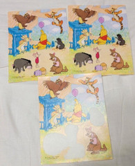 16 Piece Stickers Whinnie the Pooh Cats Smiley Fish Sharks Scrapbook Art Crafts